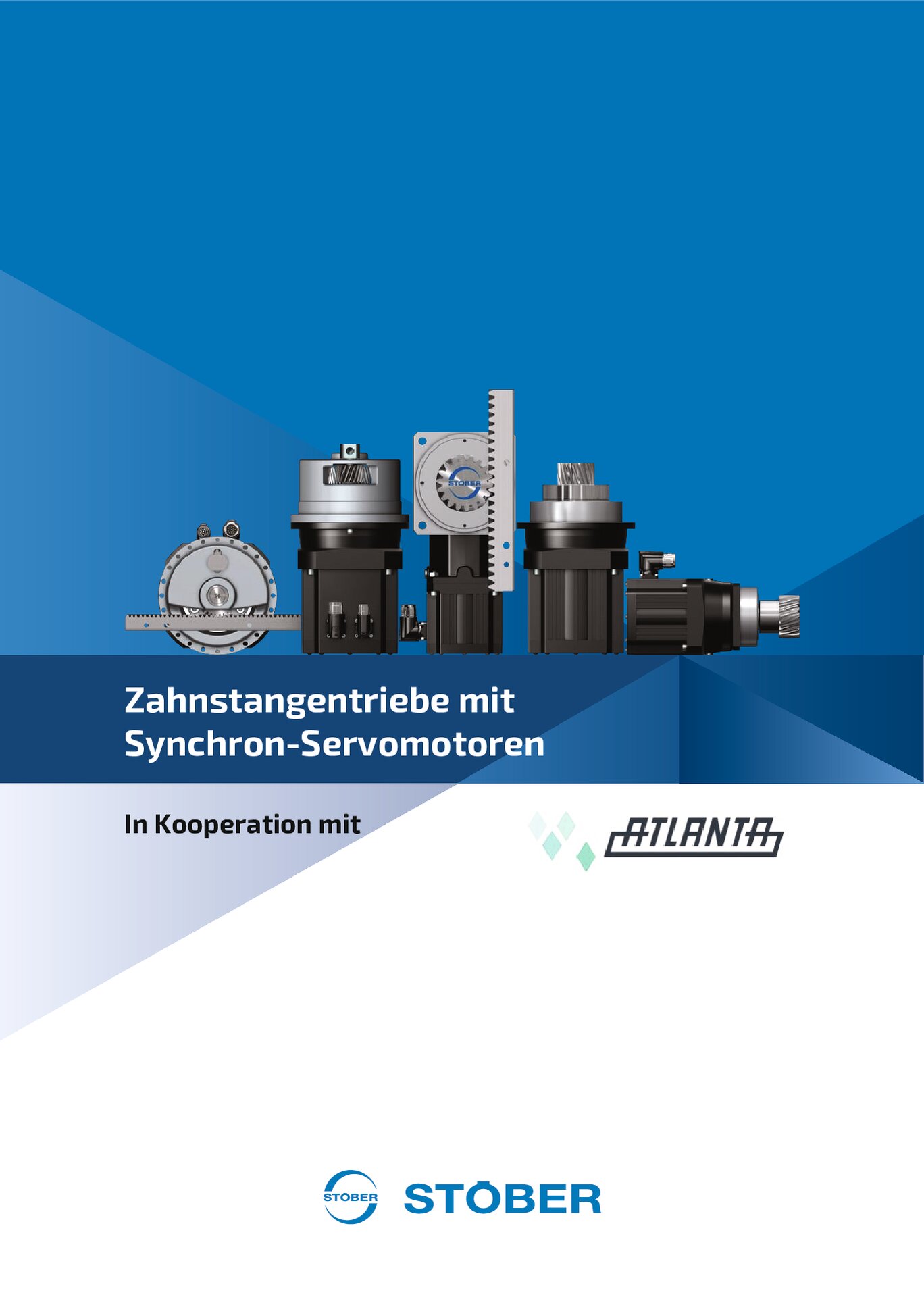 Katalog Zahnstangentriebe mit Synchron-Servomotoren