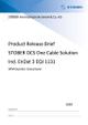 Product Release Brief STOBER OCS One Cable Solution