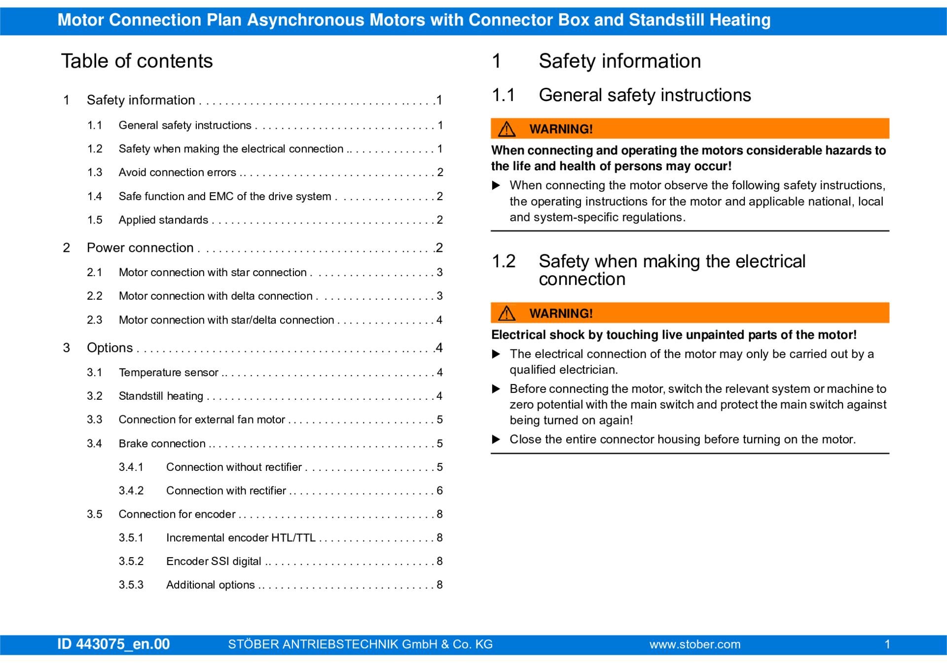 Asynchronous helical bevel geared motors » STOBER