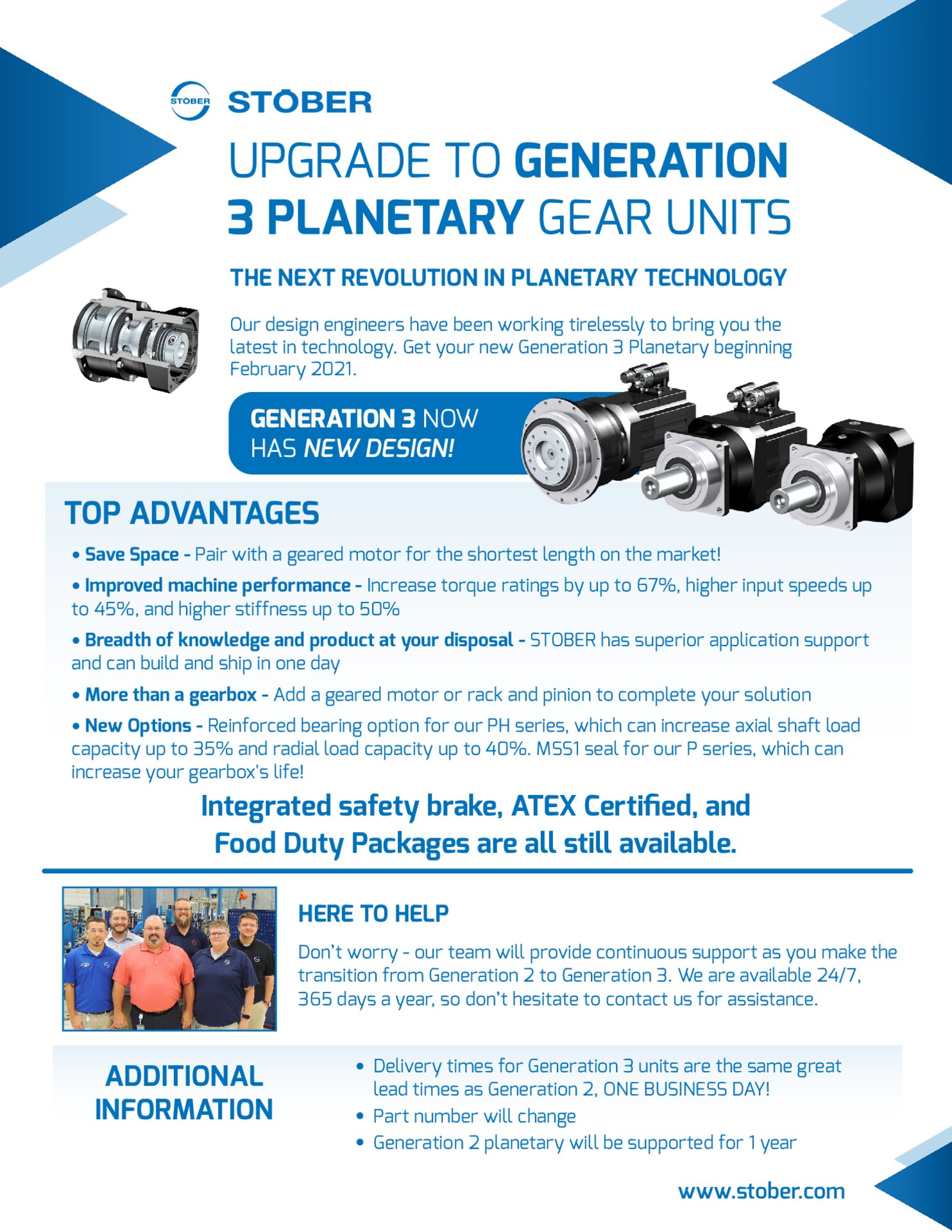 Flyer Generation Three Planetary Gear Units