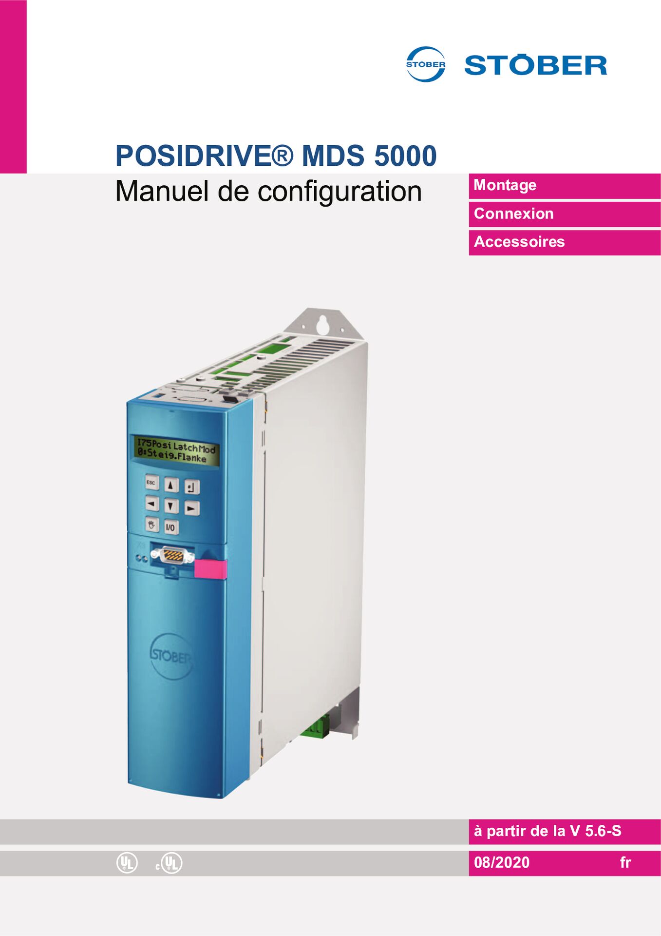 Manuel de configuration Servoconvertisseur MDS 5000 à partir de la vm 200