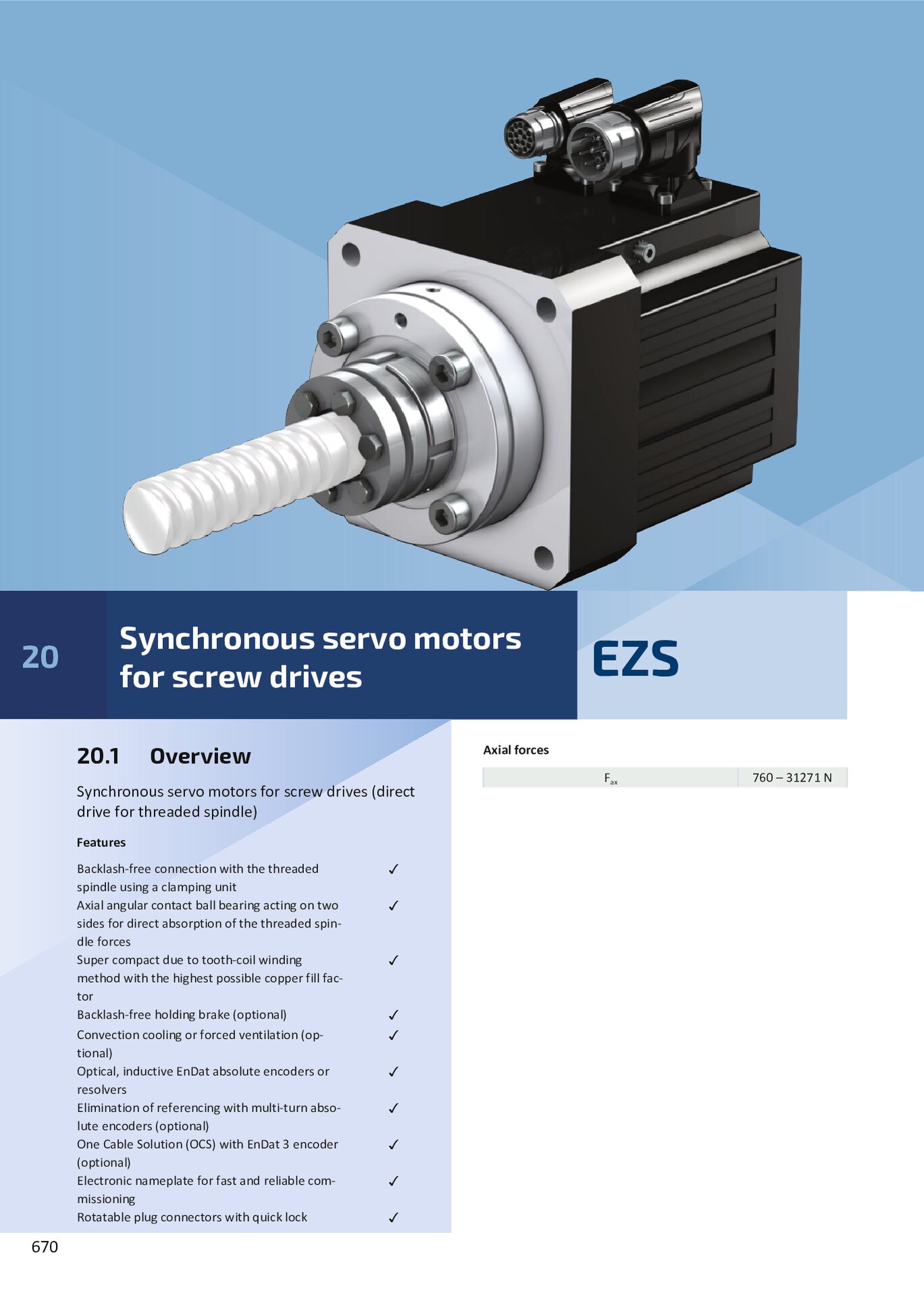 Ball Screw Motors Synchronous Servo Motors STOBER