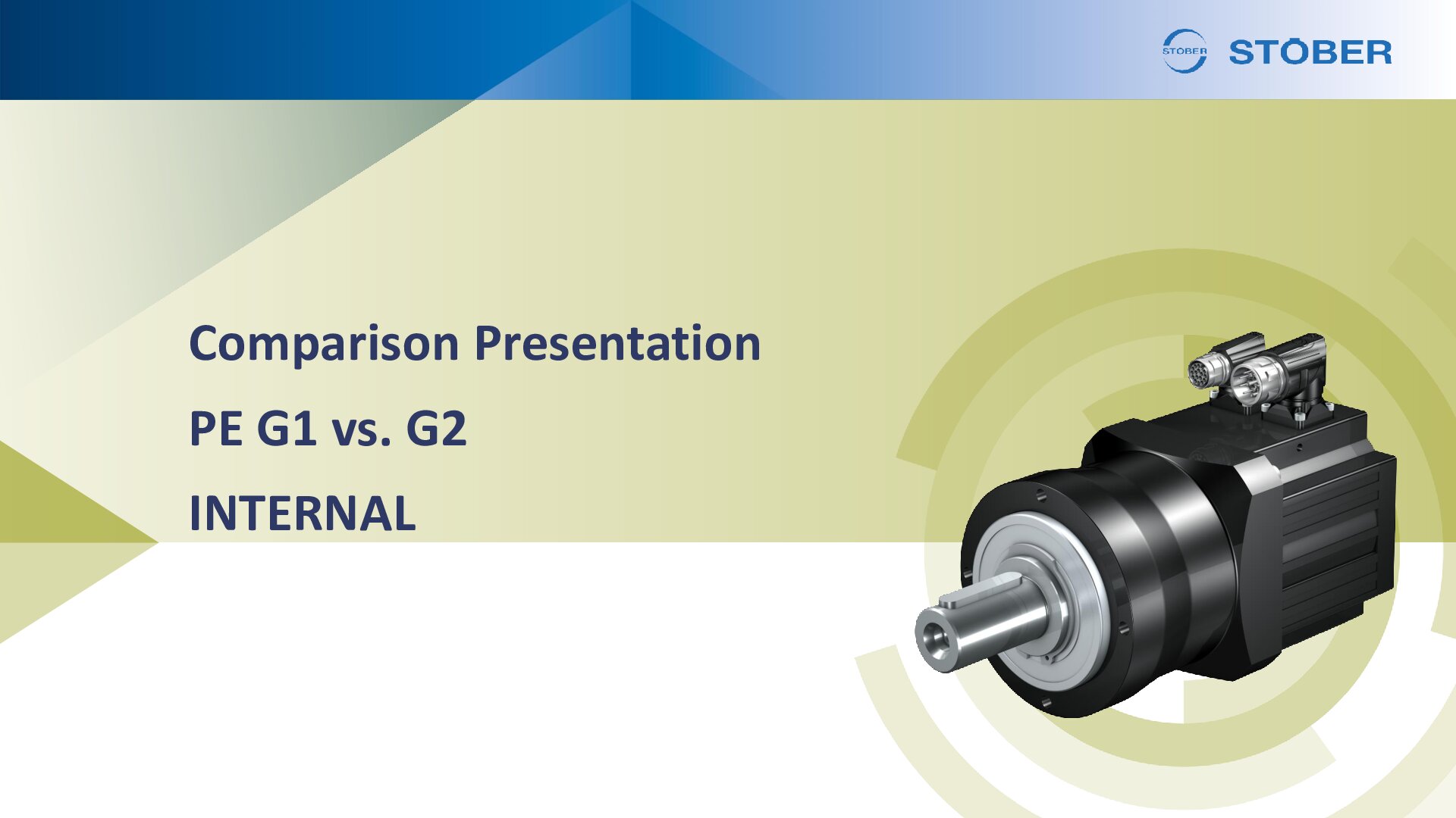 Comparison Presentation PE G1 vs. G2