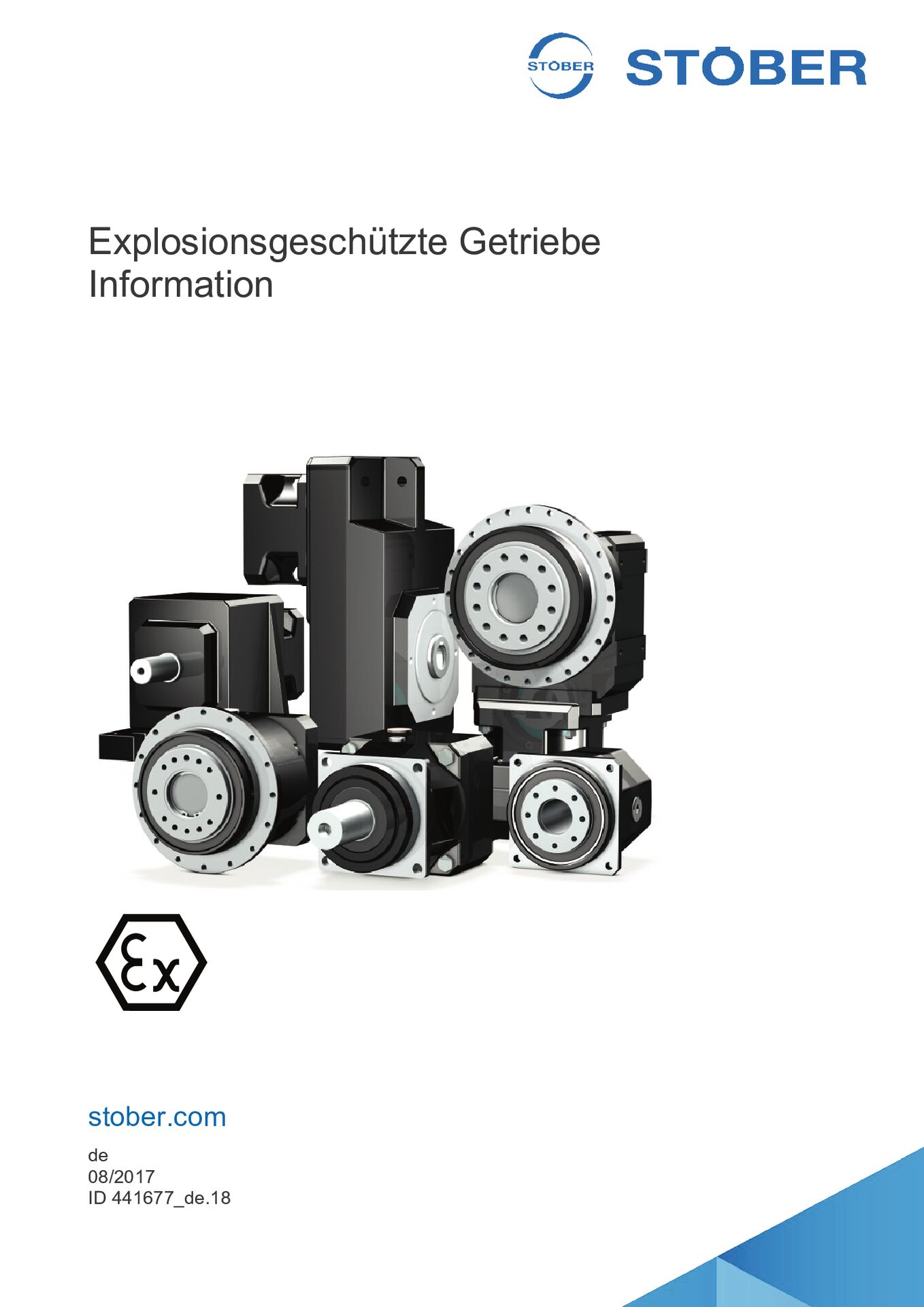 Information Explosion-proof gear units (ATEX)Information Explosionsgeschützte (ATEX) Getriebe