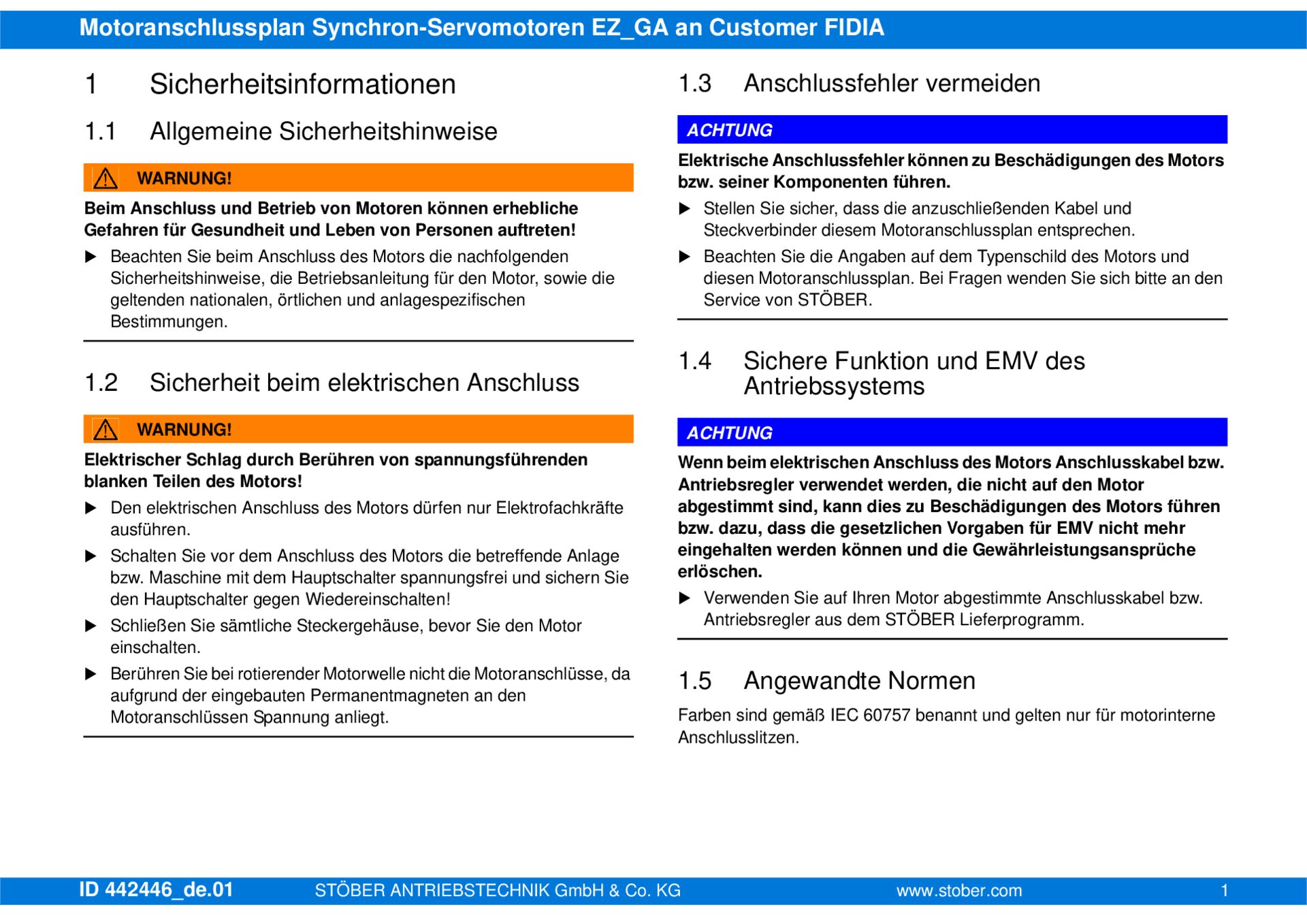 Anschlussplan EZ_GA an Customer FIDIA