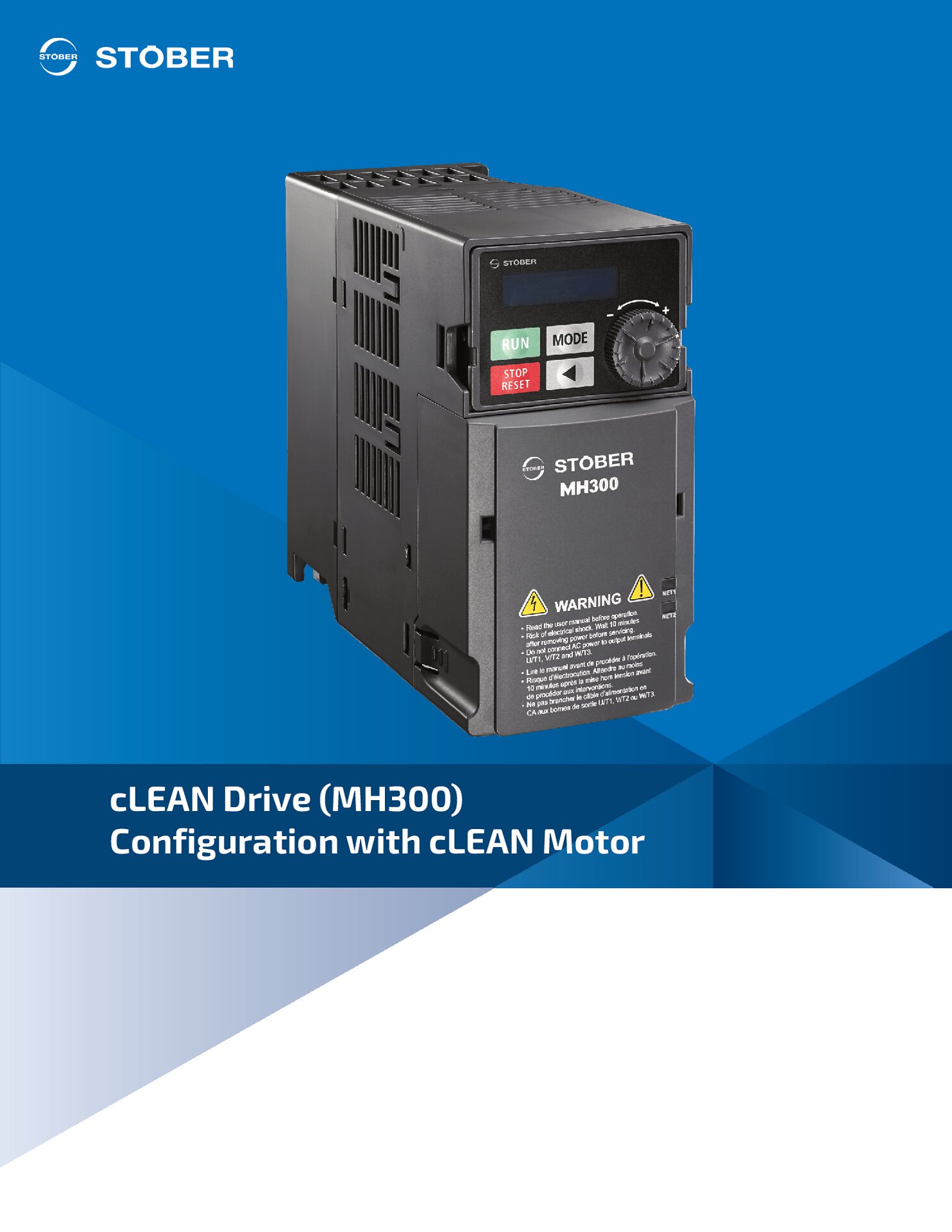 Manual cLEAN Drive Configuration with cLEAN Motor