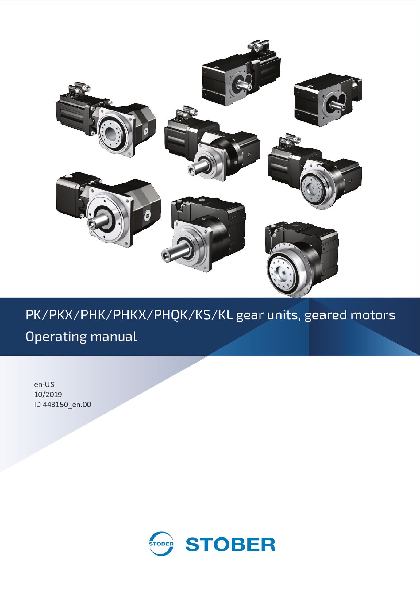 Operating manual PK PKX PHK PHKX PHQK KS KL gear units and geared motors