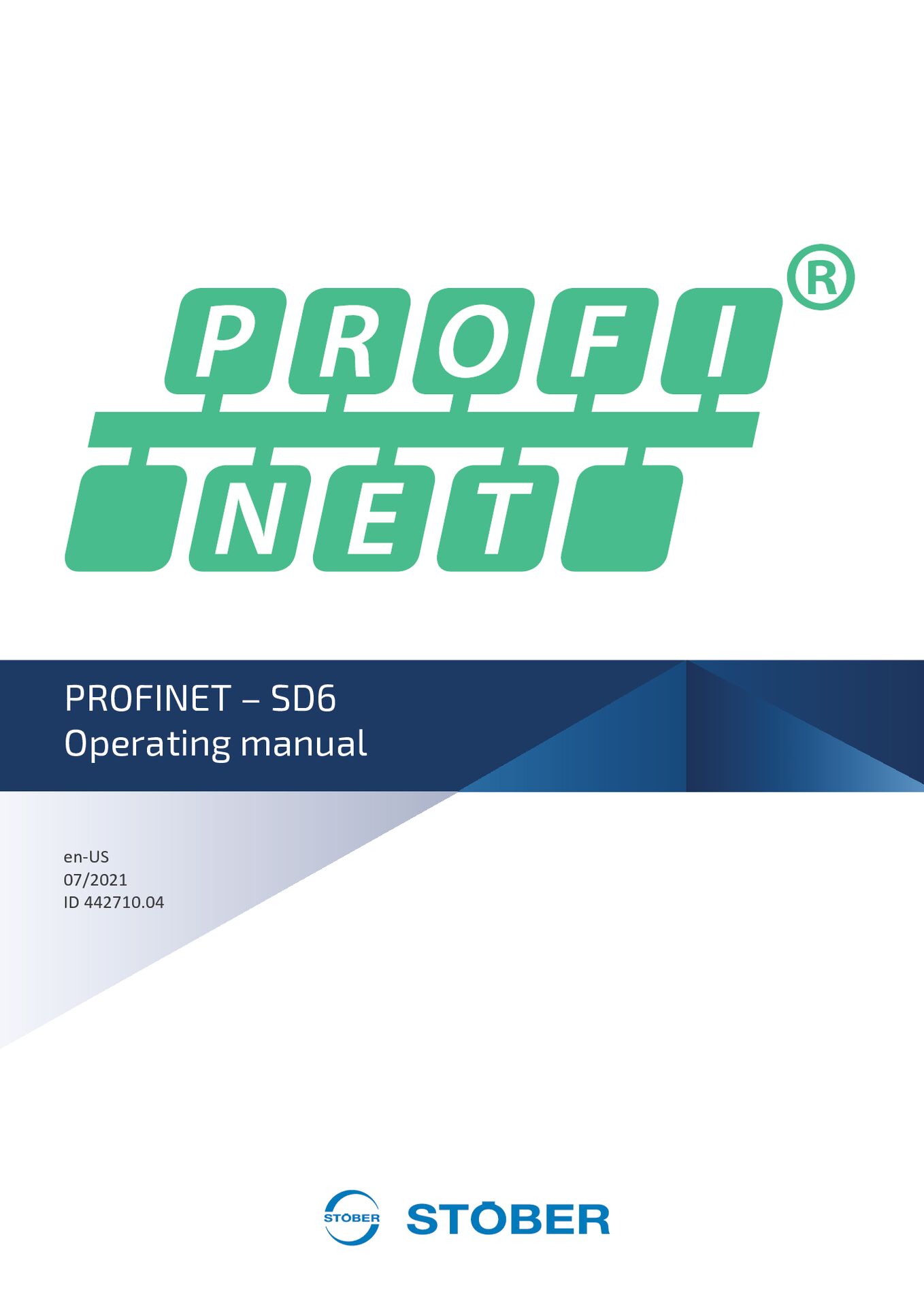 Manual PROFINET - SD6