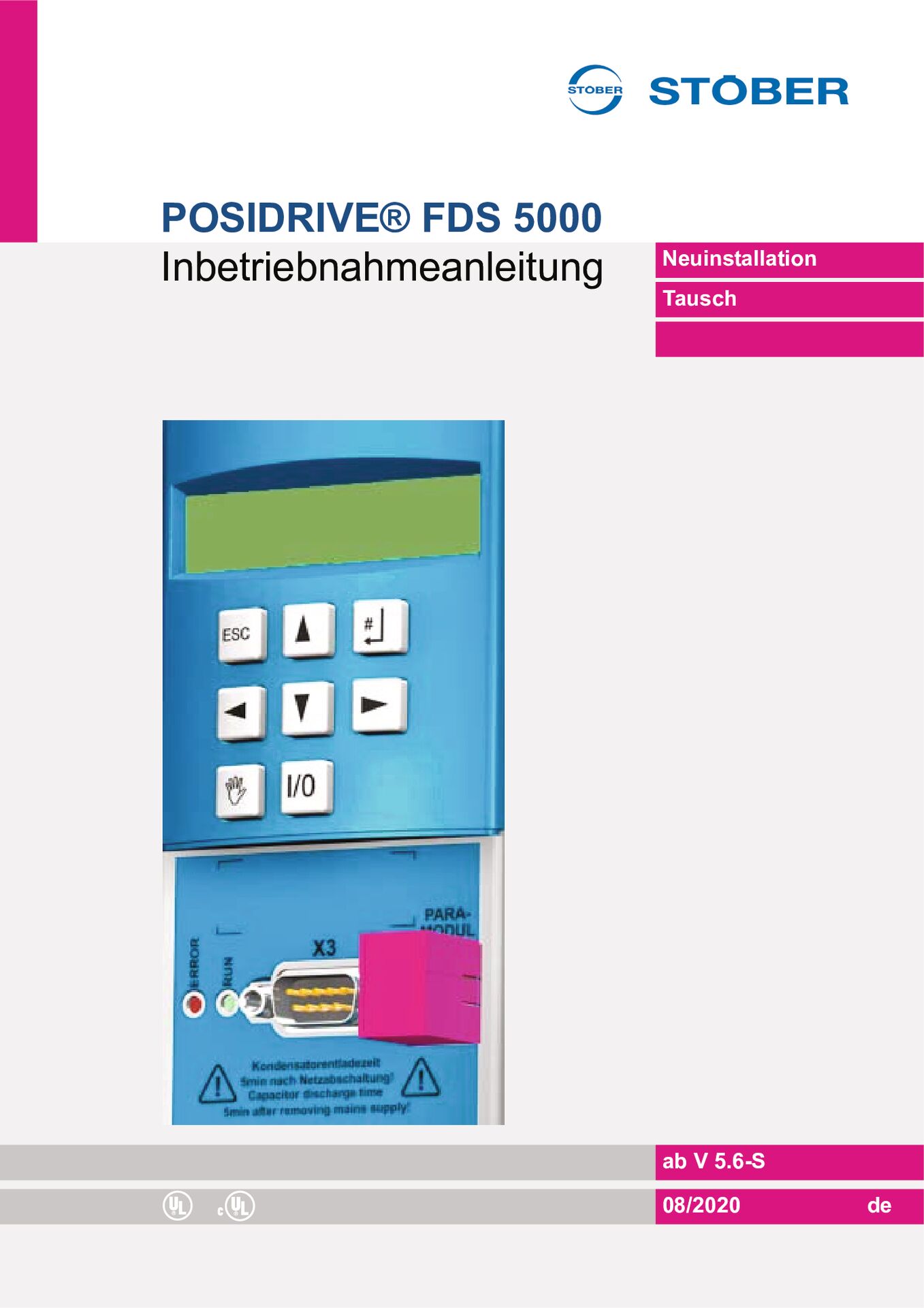 Inbetriebnahmeanleitung FDS 5000