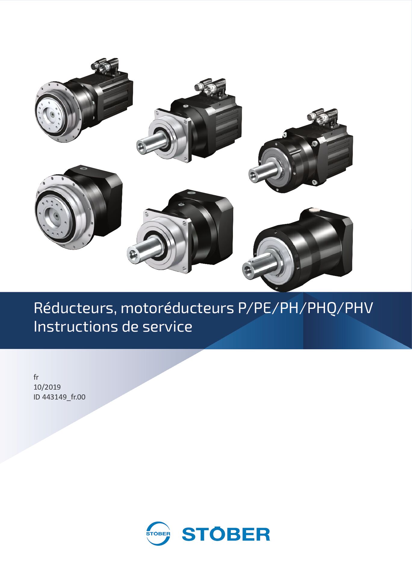 Instructions de service Réducteurs et motoréducteurs P PE PH PHQ PHV