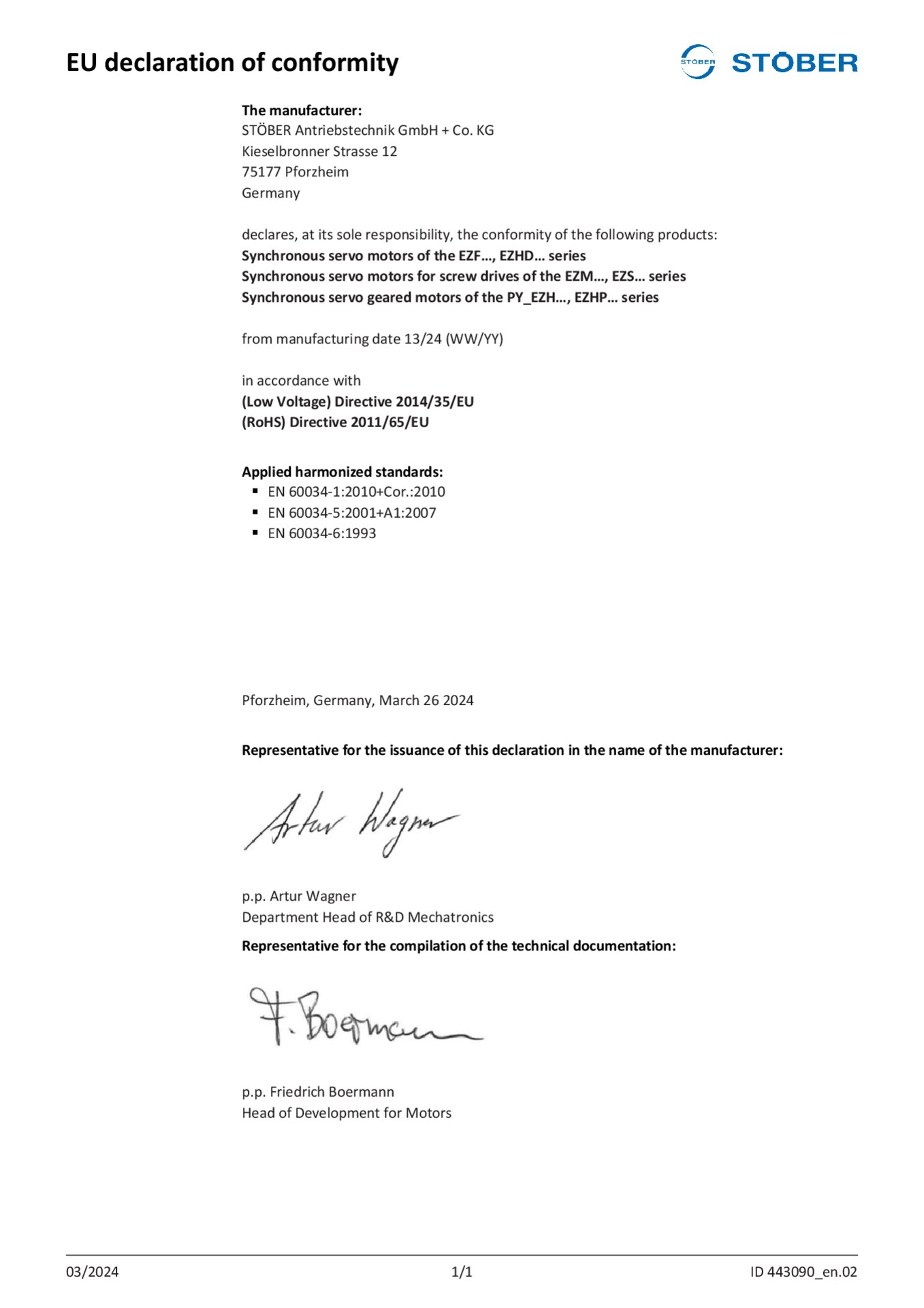 Downloads - Gearbox Manufacturer | STOBER