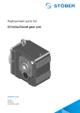 Replacement parts list K5 helical bevel gear unit