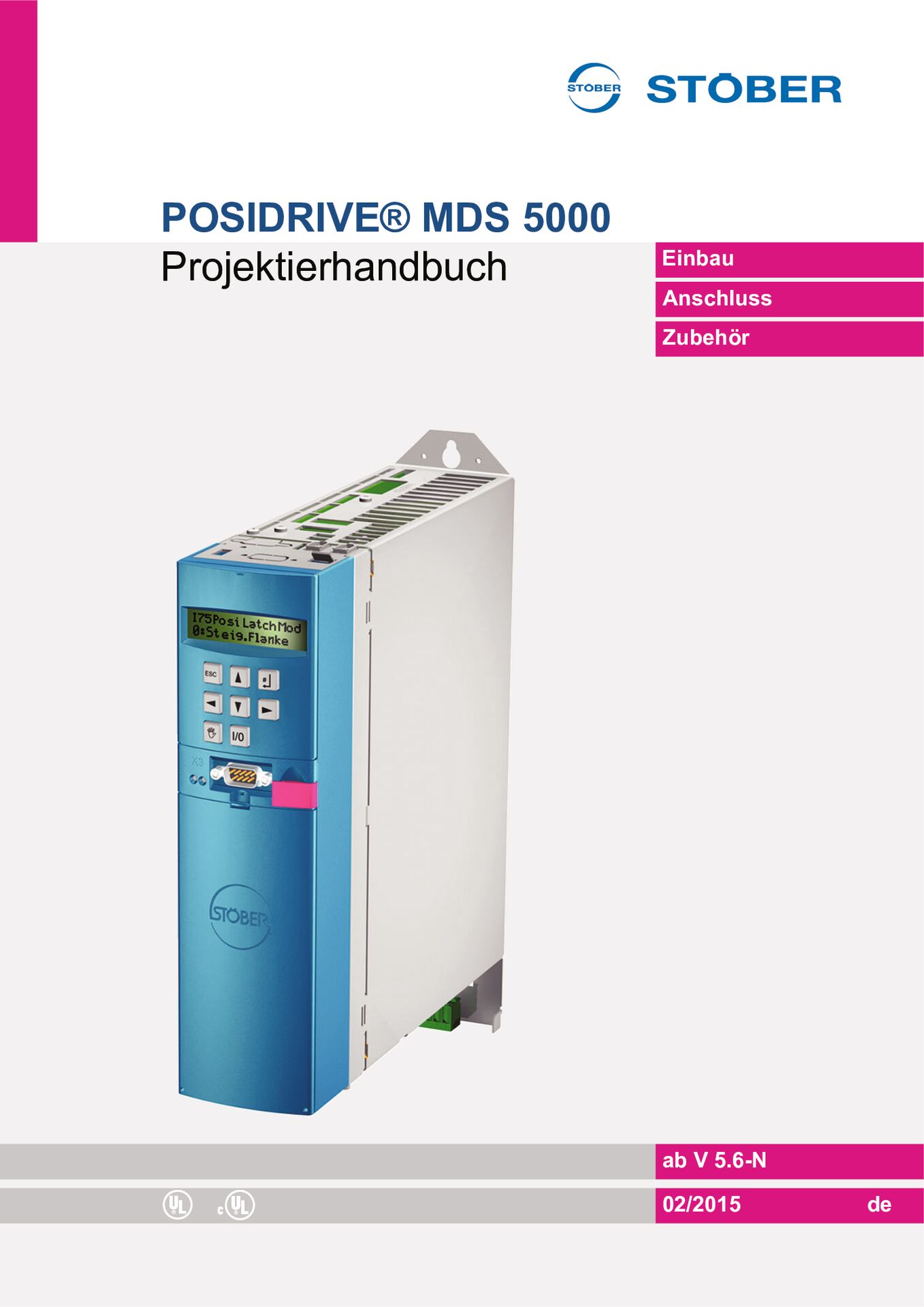 Projektierhandbuch Servoumrichter MDS 500
