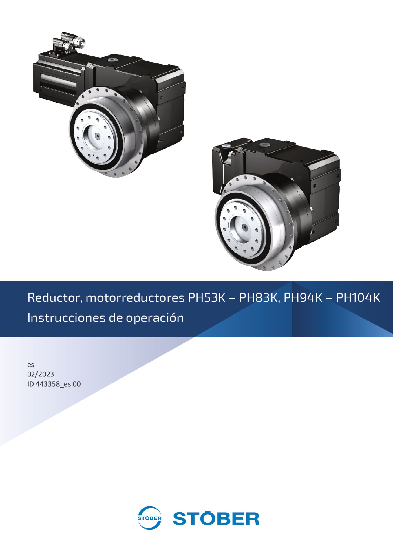 Instrucciones de operación Reductor motorreductores PH53K-PH83K PH94K-PH104K