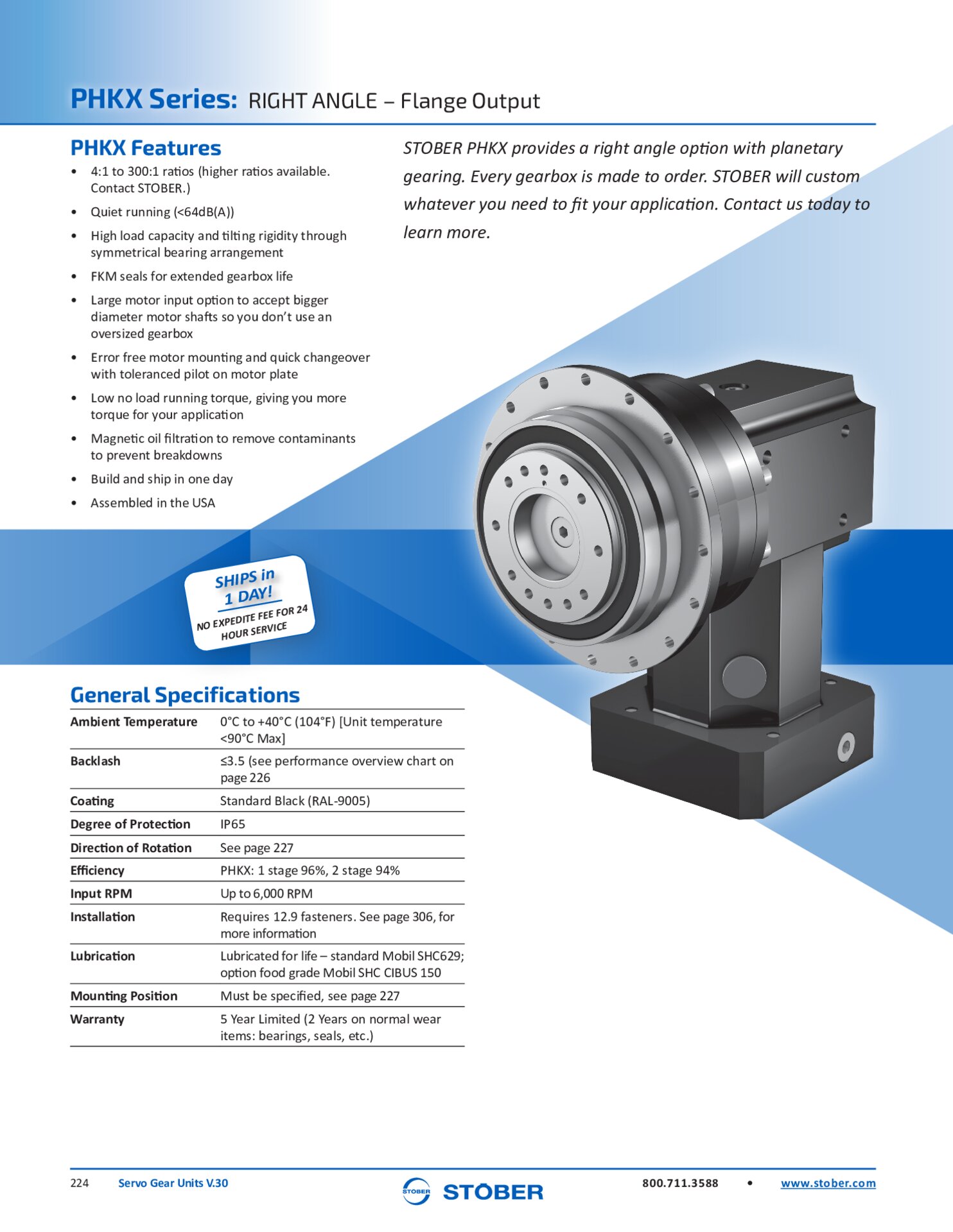 Right Angle Servo Gearbox Helical Bevel Gearbox STOBER