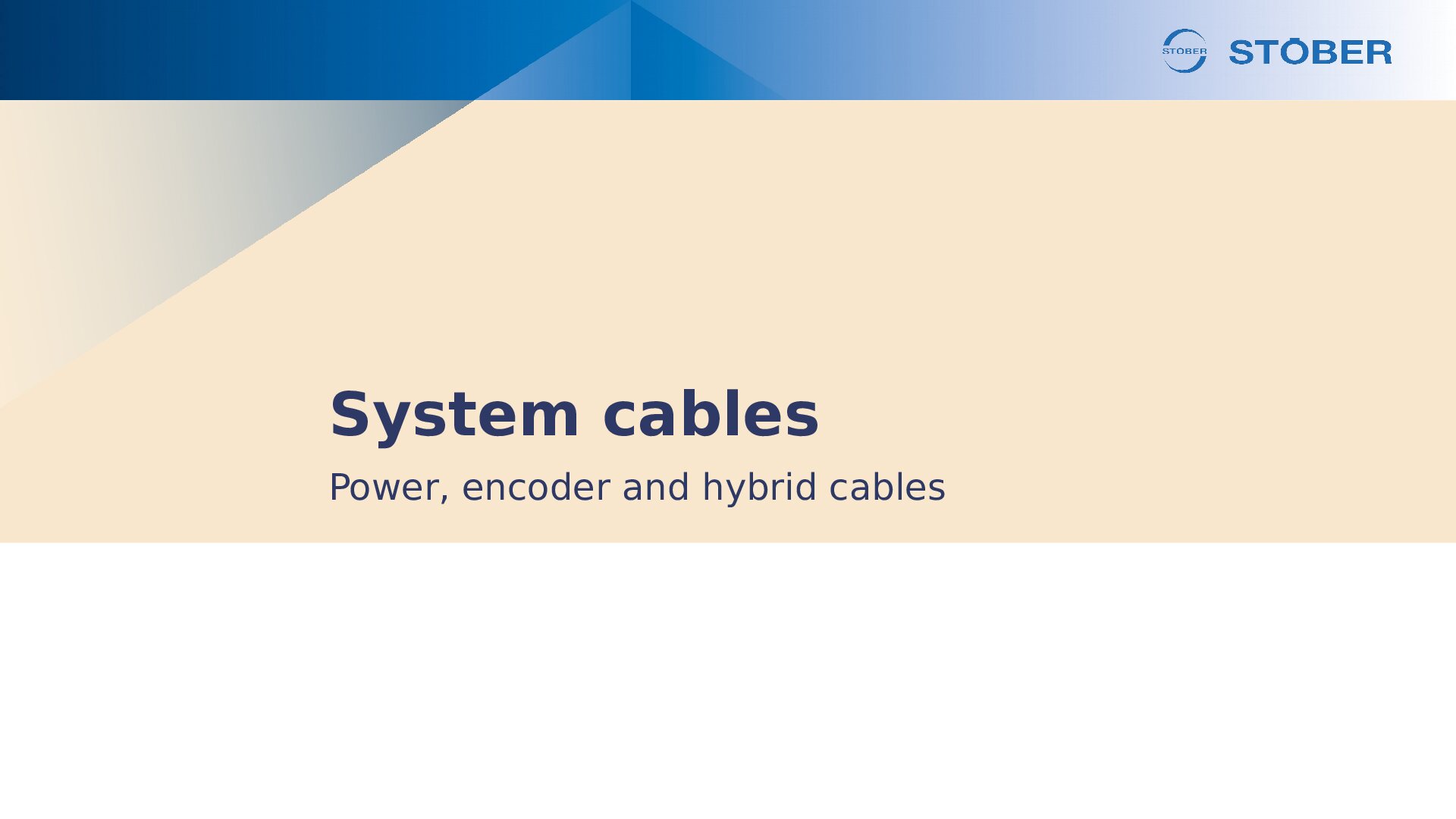 PP Technical Meeting System cables