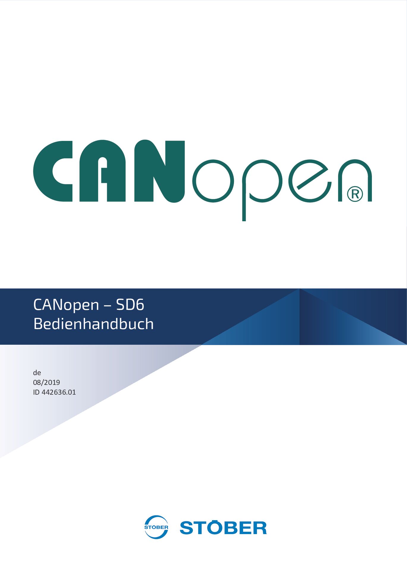 Handbuch CANopen - SD6