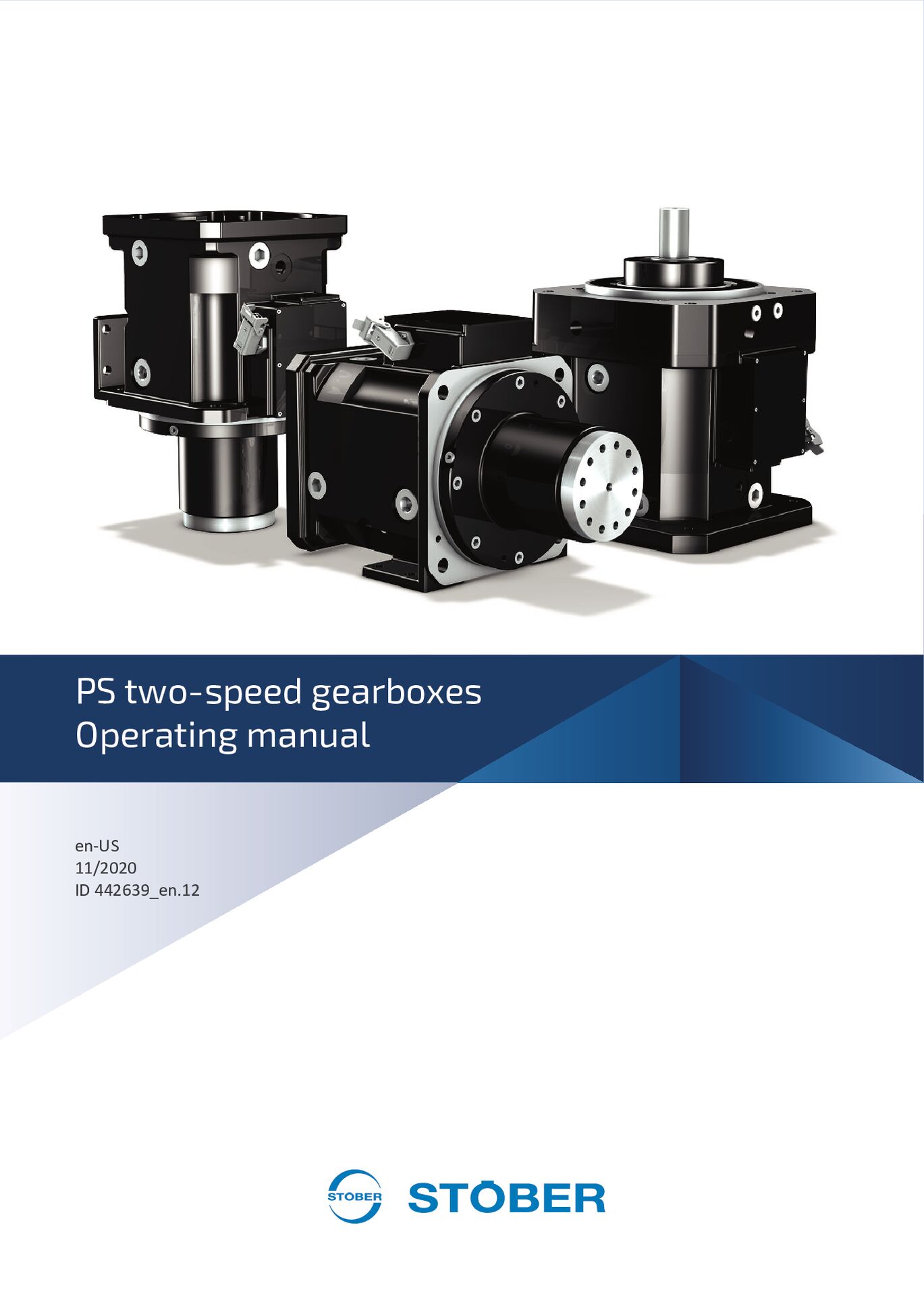 Operating manual PS two-speed gearboxes