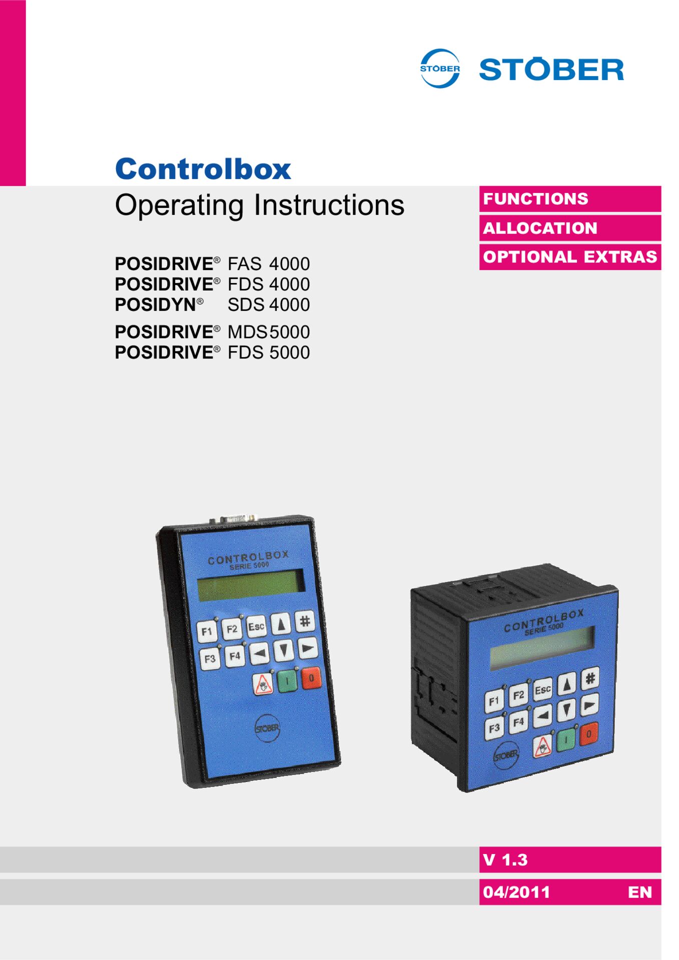Operating instructions Controlbox Series 4000 / 5000