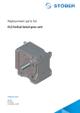 Replacement parts list K10 helical bevel gear unit